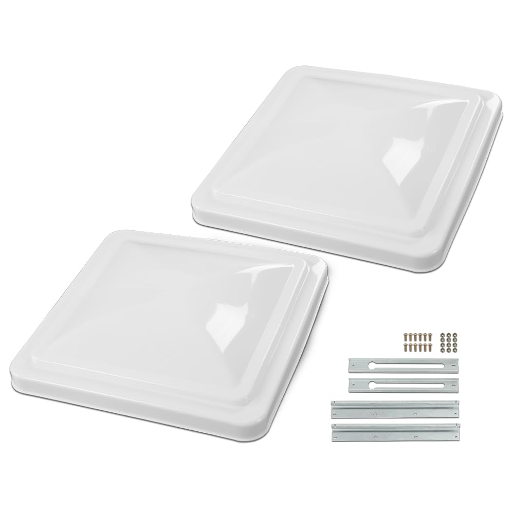 White 14" x 14" Roof Vent Cover G5236