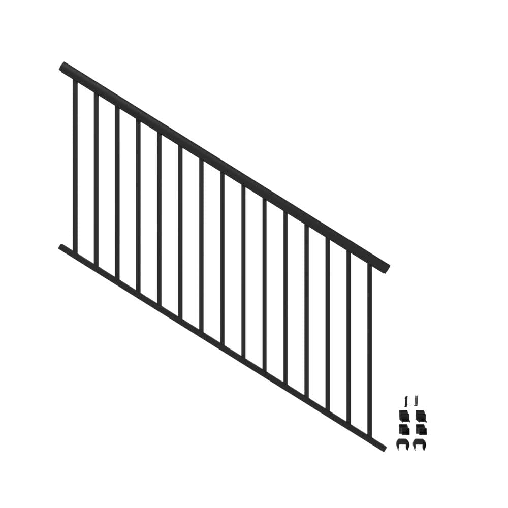 6’ x 36” Matte Black Aluminum Stair Kit M61439