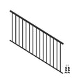6’ x 36” Matte Black Aluminum Stair Kit M61439