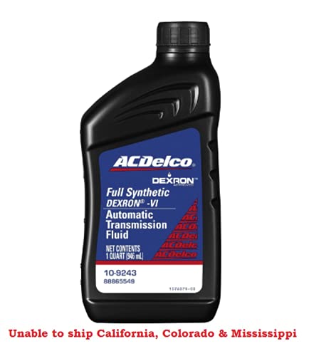 Full Synthetic Automatic Transmission Fluid 1 Quart 6 Pack Y49443