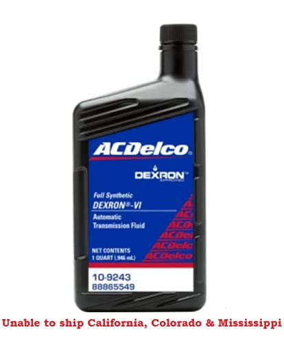 Full Synthetic Automatic Transmission Fluid 1 Quart 6 Pack Y49443