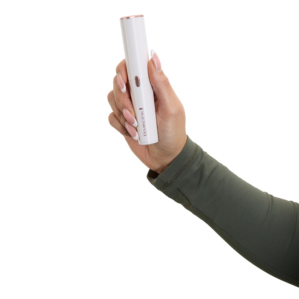 White 2-in-1 Waterproof Facial Hair Remover N6499