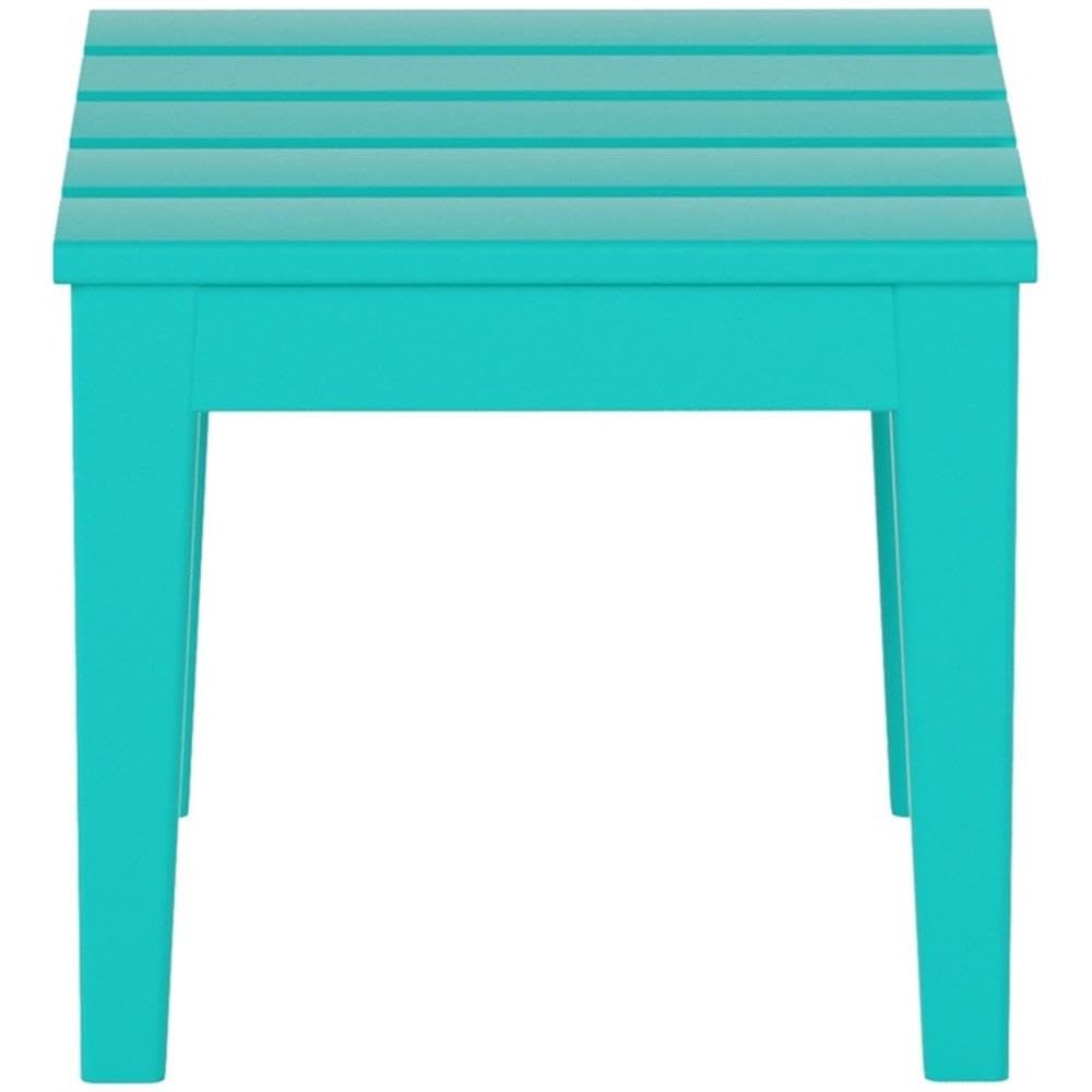 Small Weather Resistant Outdoor Side Table, Turquoise B8963