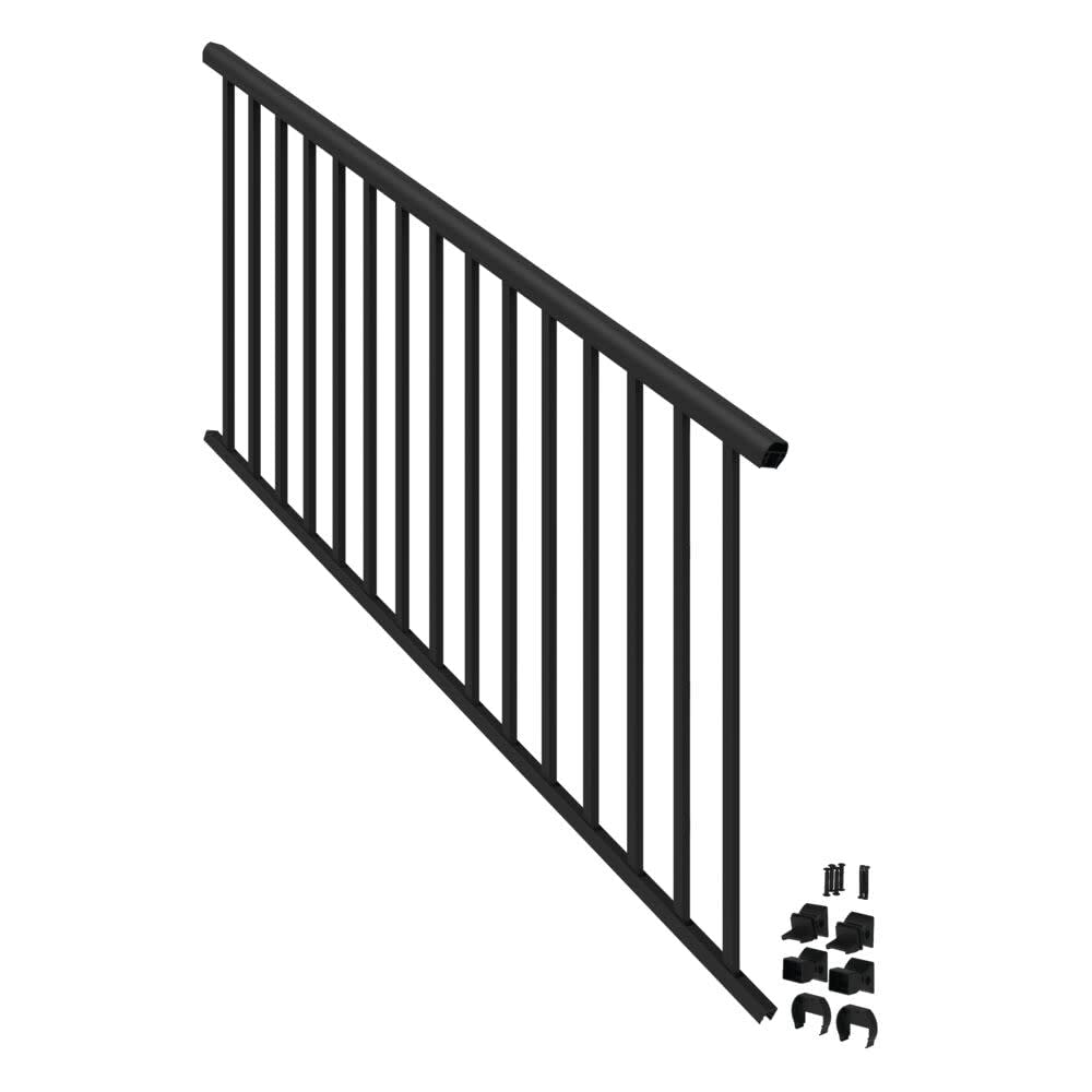 6’ x 36” Matte Black Aluminum Stair Kit M61439