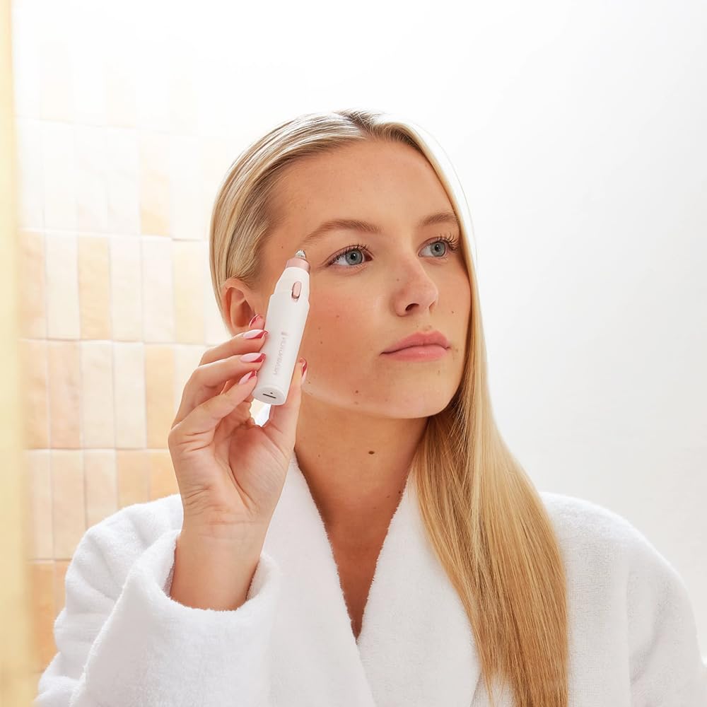 White 2-in-1 Waterproof Facial Hair Remover N6499