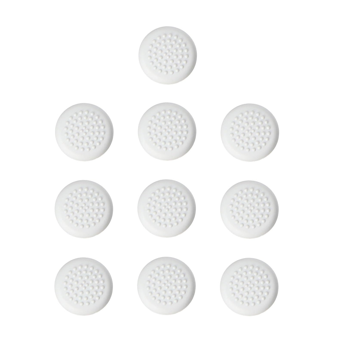 White 10 Pcs Thumbstick Caps for VR Controller A67160