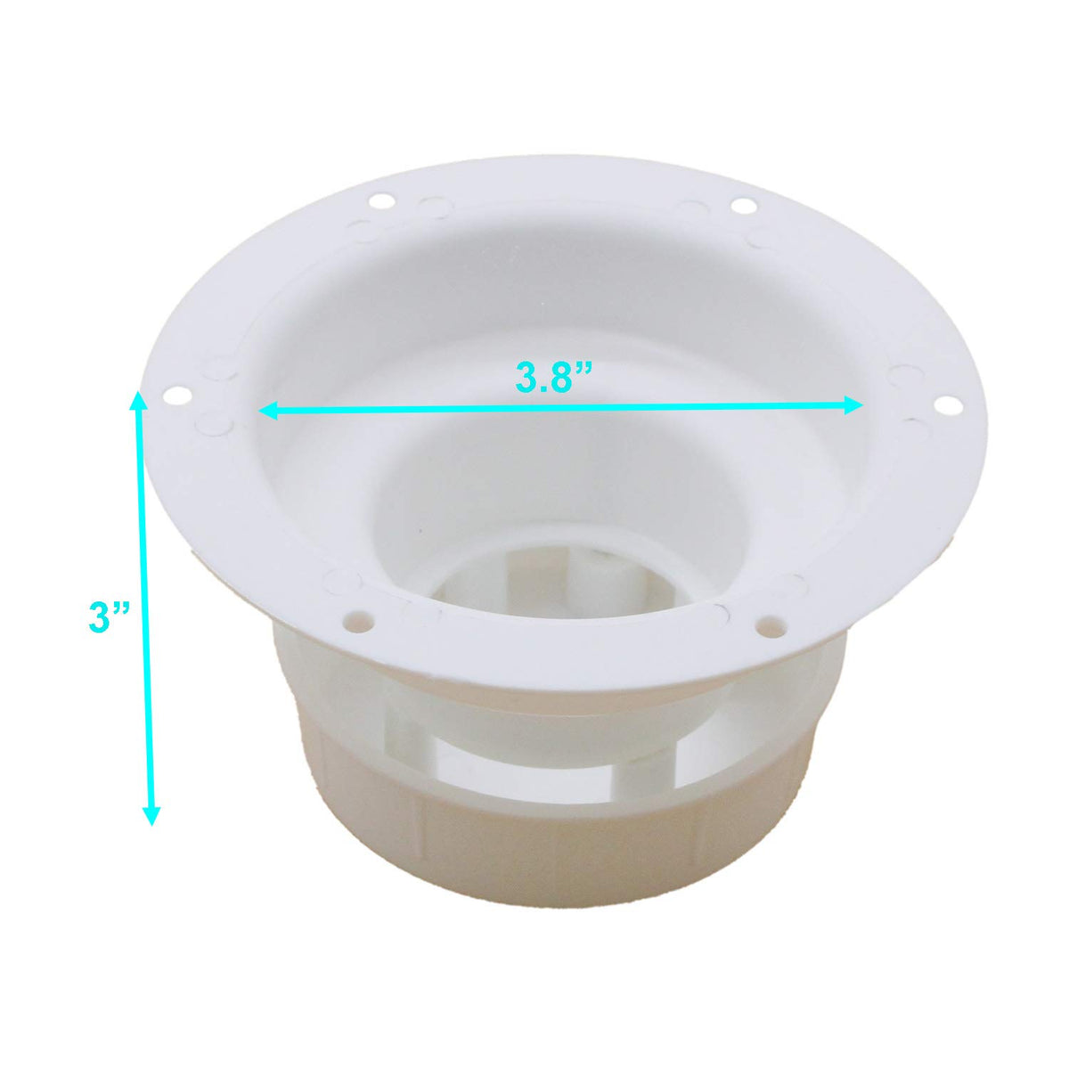 RV Plumbing Vent Cap White Plastic W80522