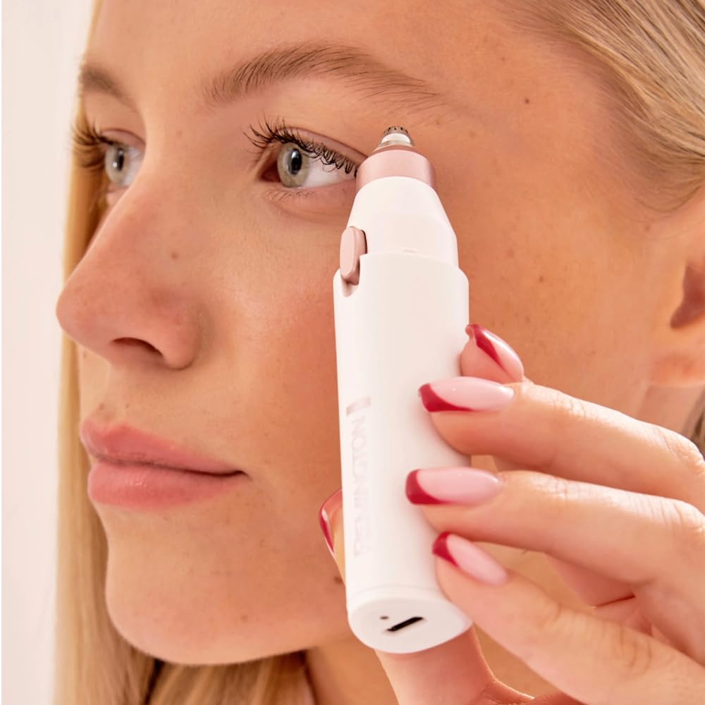 White 2-in-1 Waterproof Facial Hair Remover N6499
