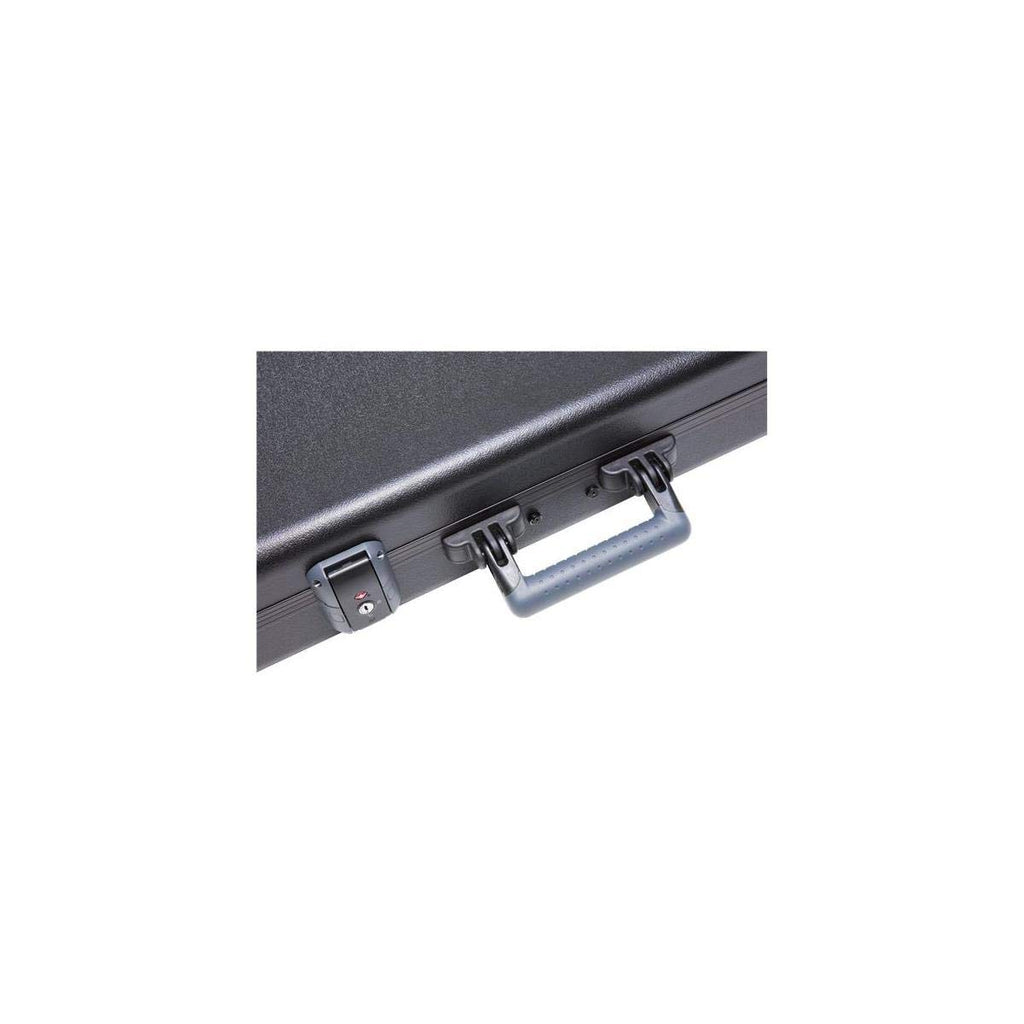 Black Molded Electric Guitar Case with TSA Lock D4901
