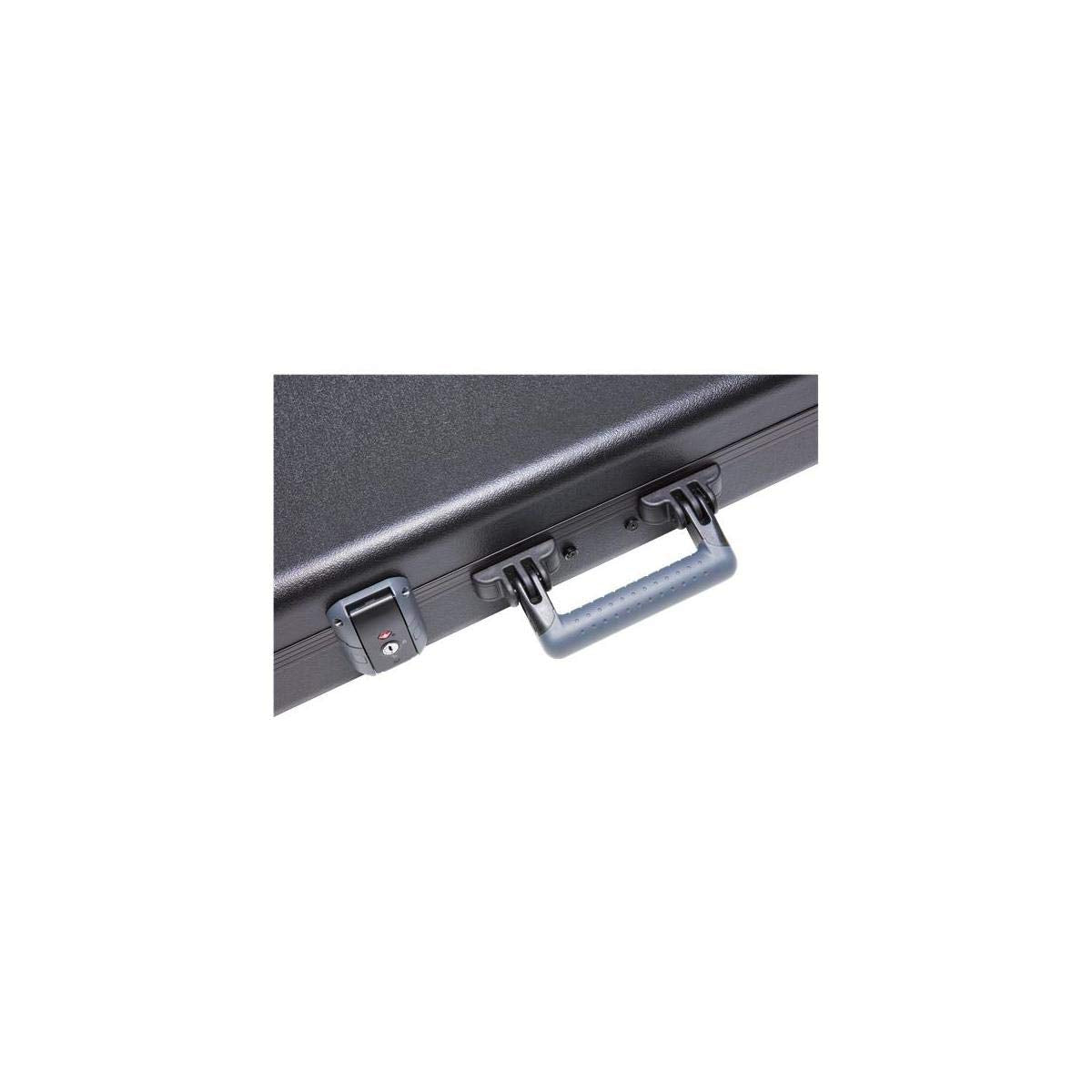 Black Molded Electric Guitar Case with TSA Lock D4901