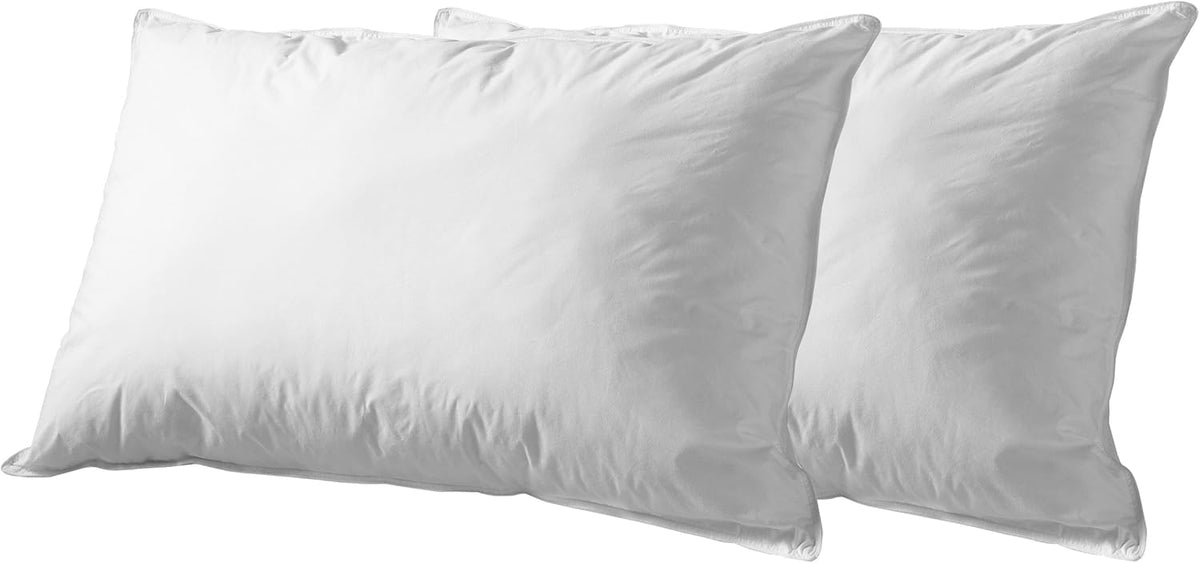 Down Alternative Pillow Set, Soft Microfiber Shell, Set of 2, King Size I28080