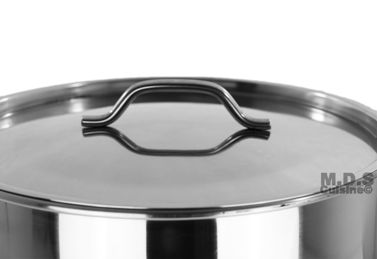 40QT Stainless Steel Stock Pot with Lid E72203
