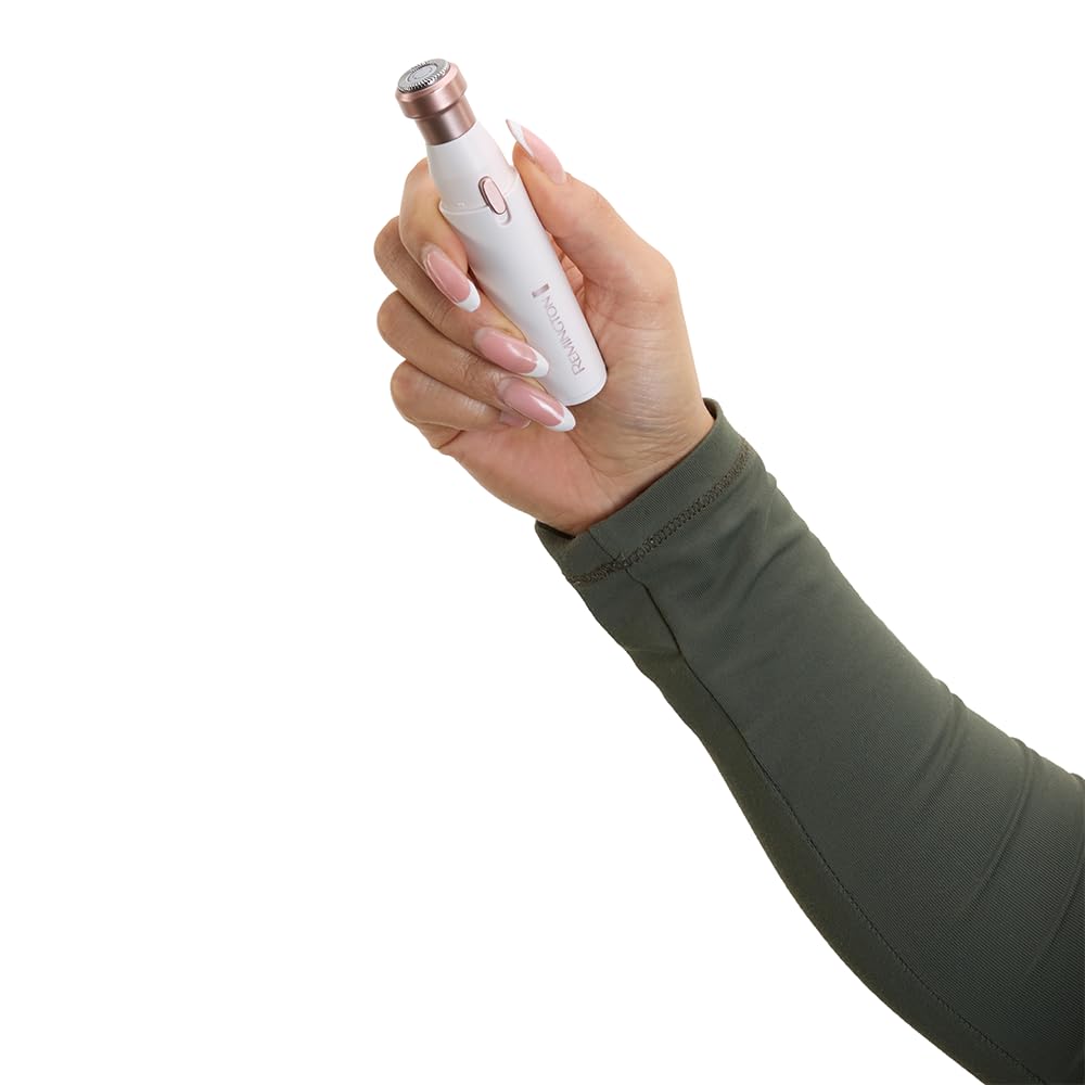White 2-in-1 Waterproof Facial Hair Remover N6499