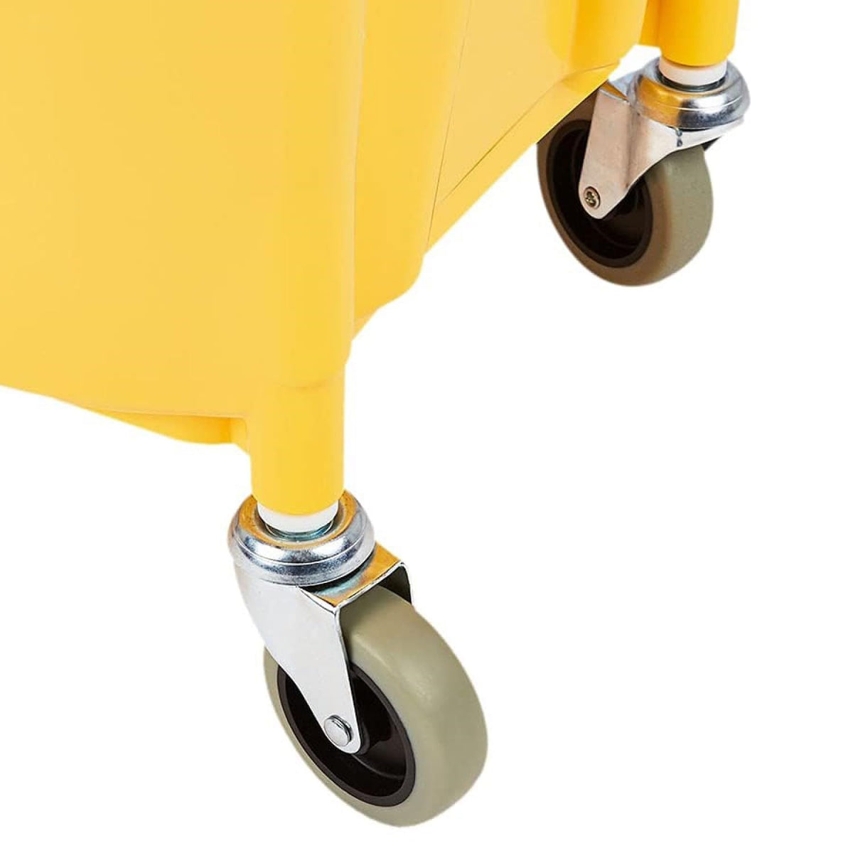 Rectangular Mop Bucket with Down Press Wringer Combo, 35-Quart, Yellow X596
