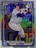 2024 Bowman Chrome Ben Rice Mega Box Mojo Refractor MLB Baseball Trading RC Rookie Card #BCP186 I11613