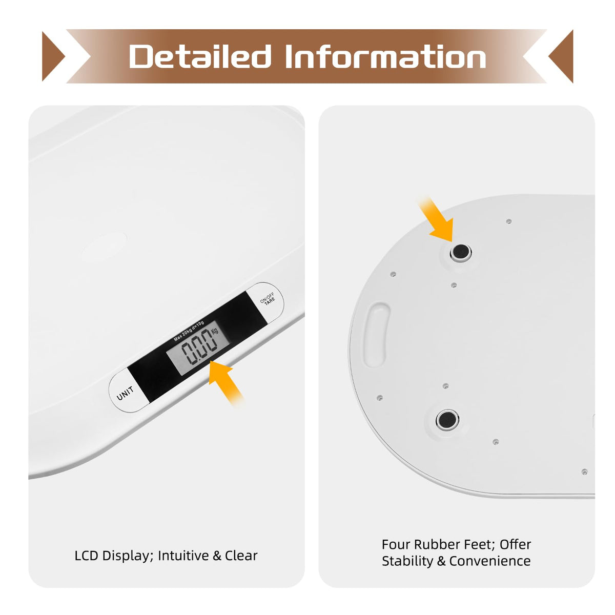 Digital Baby Scale 44Lbs LCD Display X68007