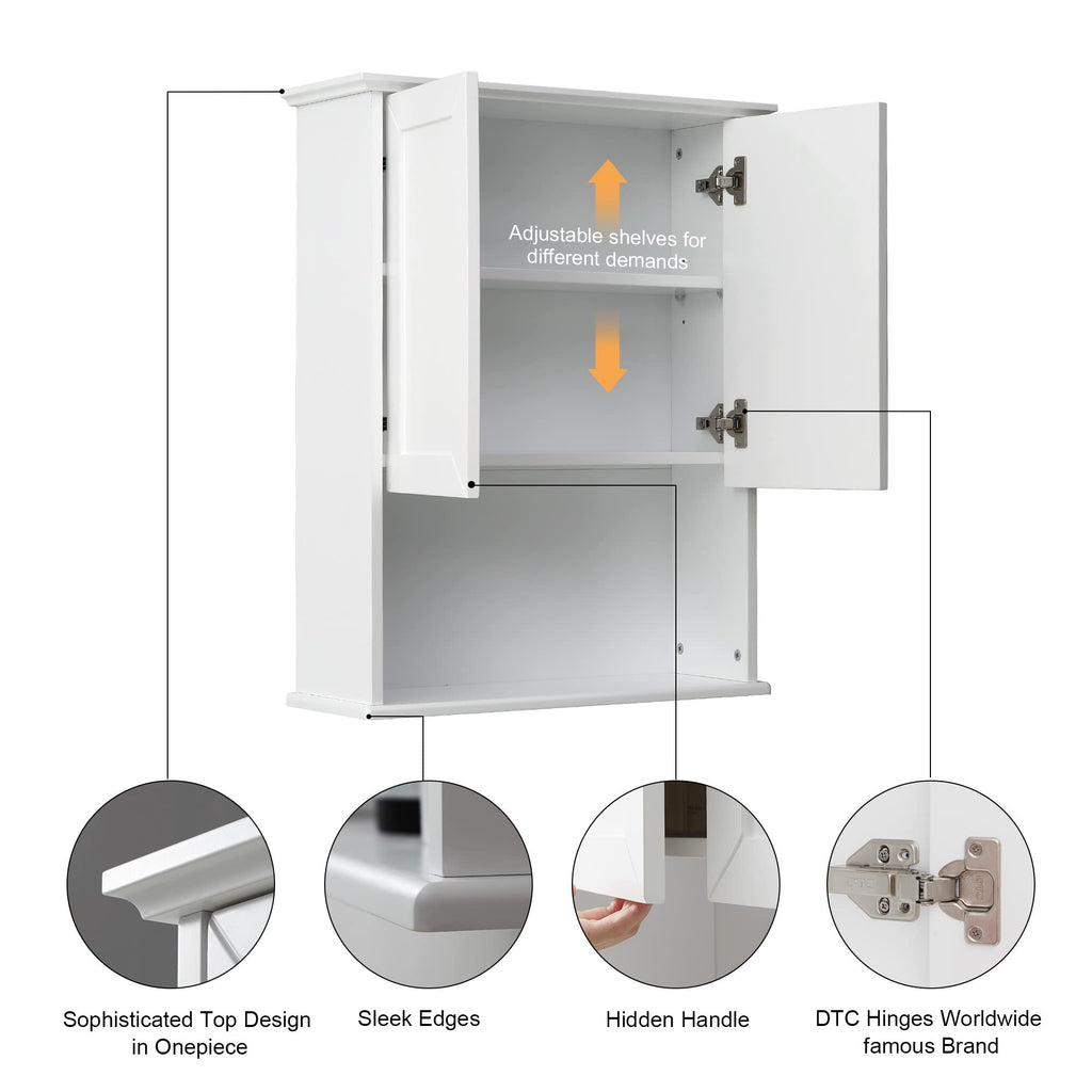 Bathroom Wall Medicine Cabinet with Soft-Close Hinges R82316