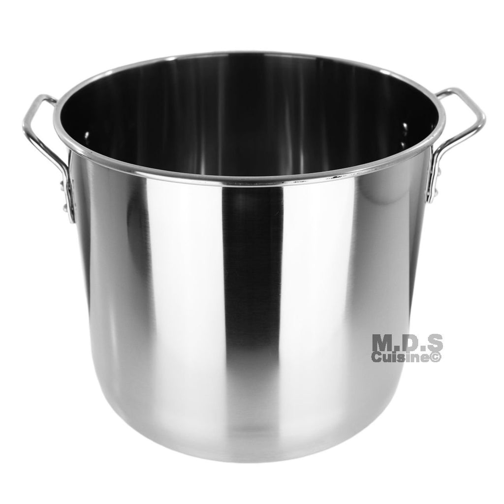 40QT Stainless Steel Stock Pot with Lid E72203