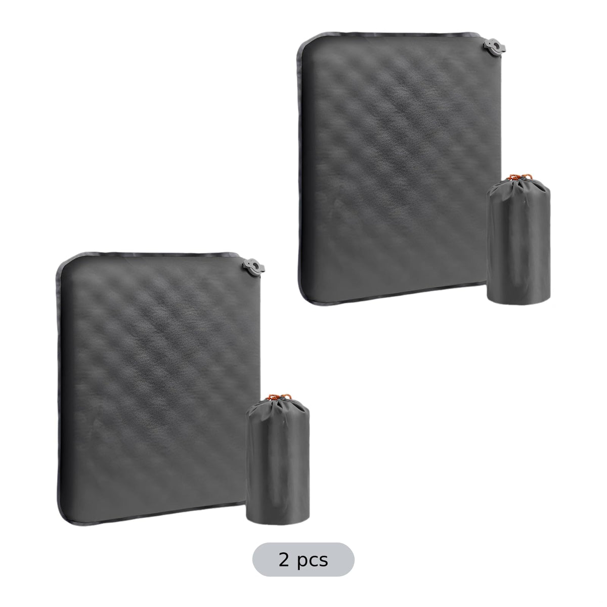 2 Pcs Inflatable Nylon TPU Seat Cushion E189