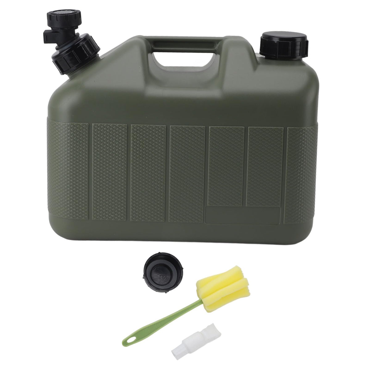 10L Green Camping Water Container with Faucet N47307