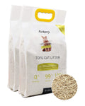 Natural Soy Tofu Cat Litter, Clumping, Flushable, Unscented, 2 Pack Q386452