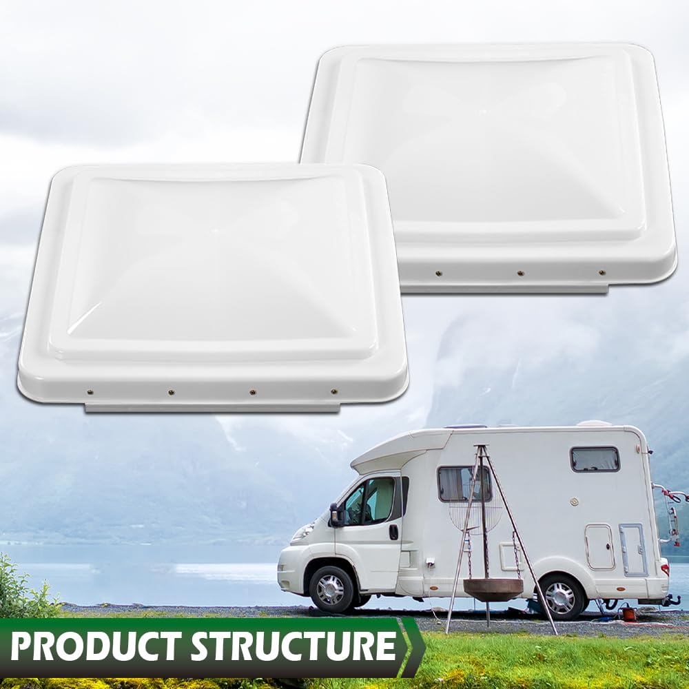 White 14" x 14" Roof Vent Cover G5236