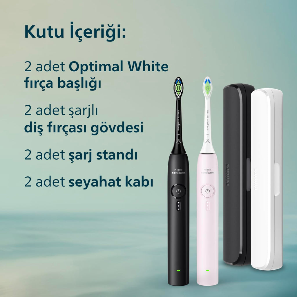 Black & Light Pink 2 Pack Electric Toothbrush J9536