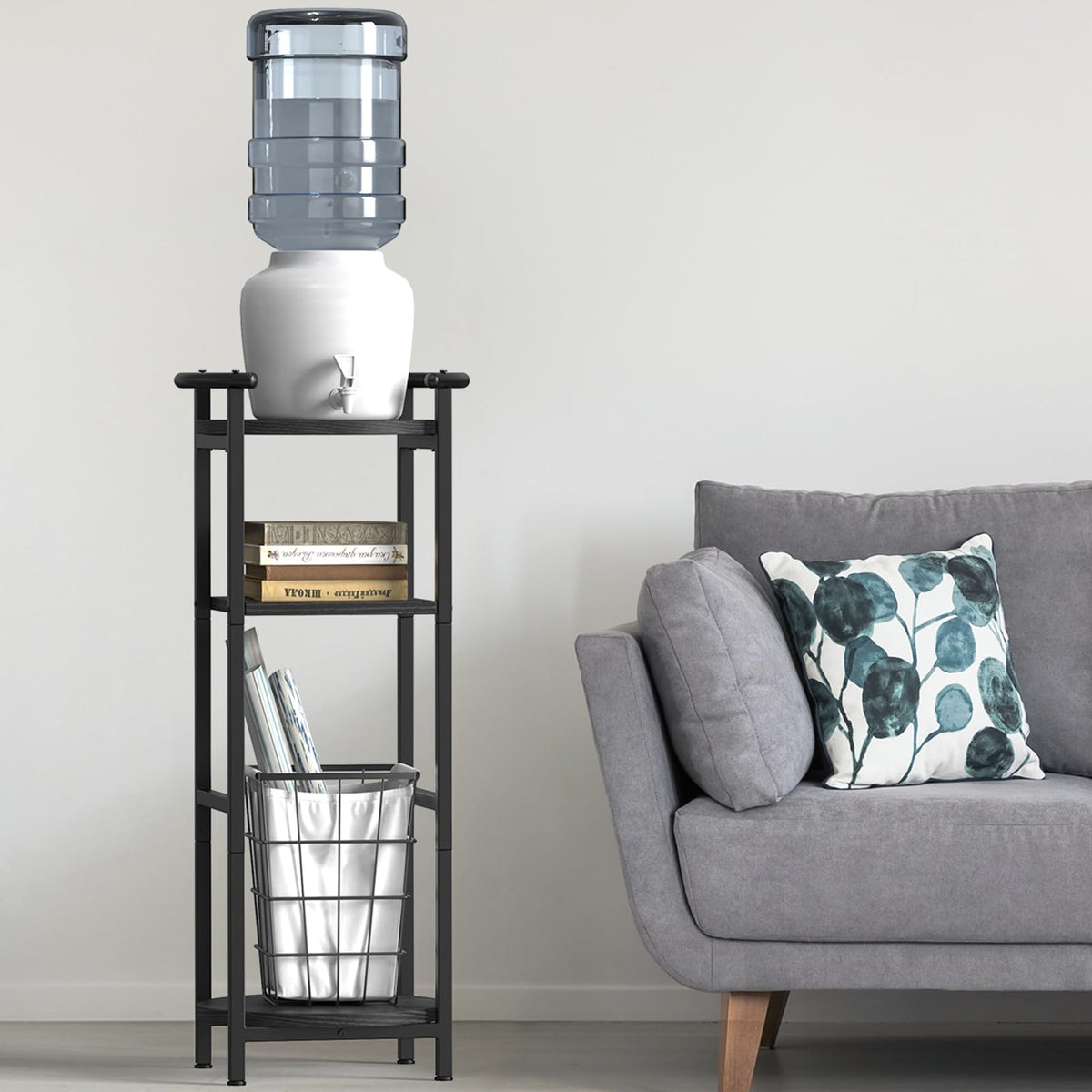 Black 5 Gallon Water Jug Stand G818