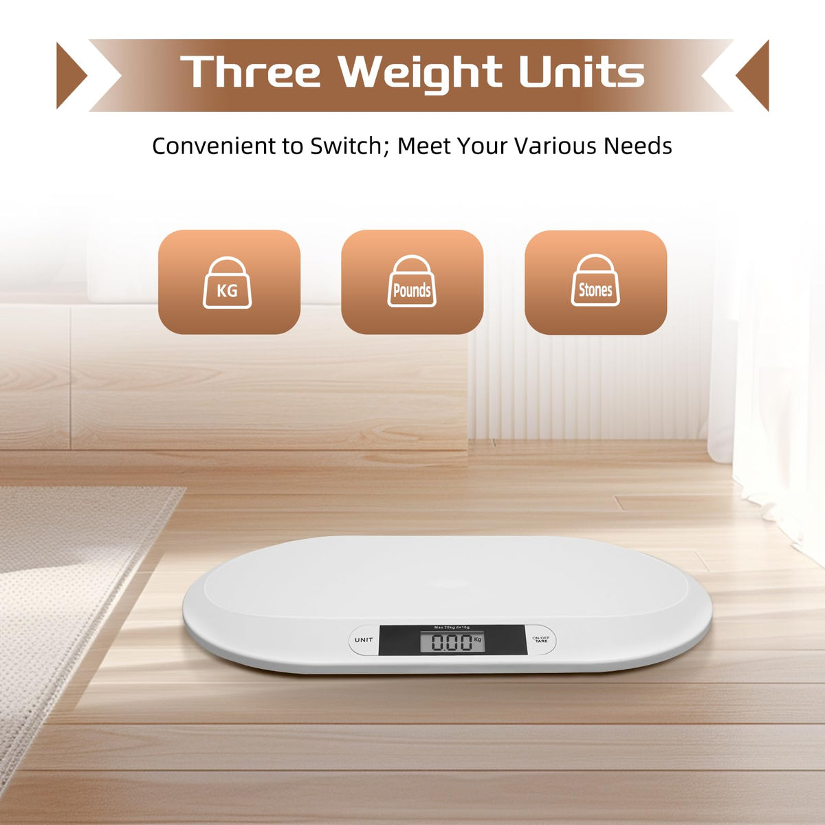 Digital Baby Scale 44Lbs LCD Display X68007
