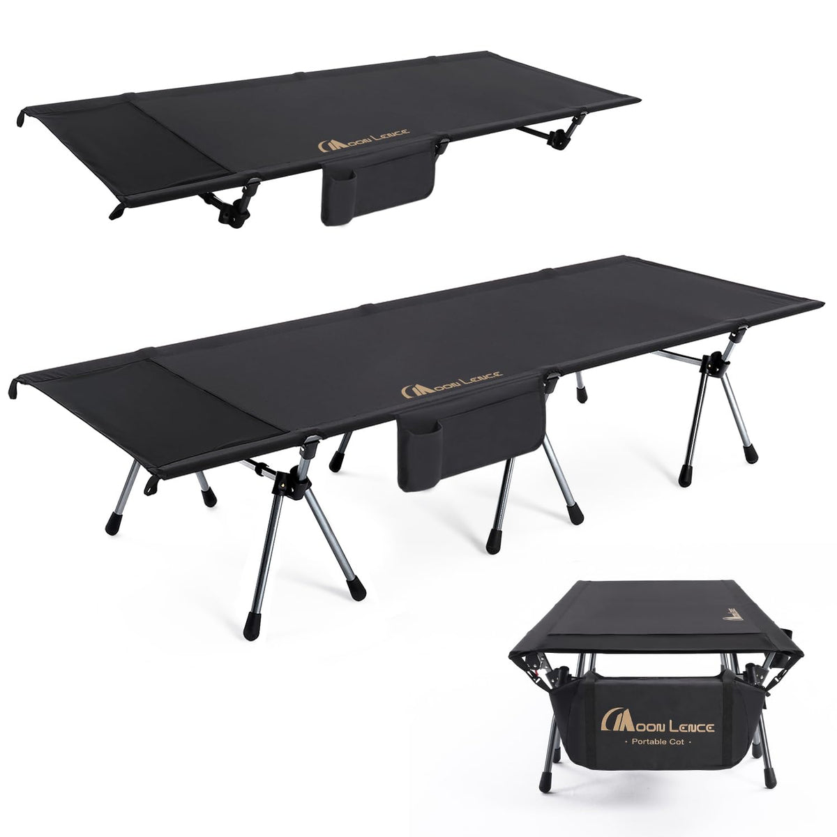 Height Adjustable Folding Camping Cot Q3589