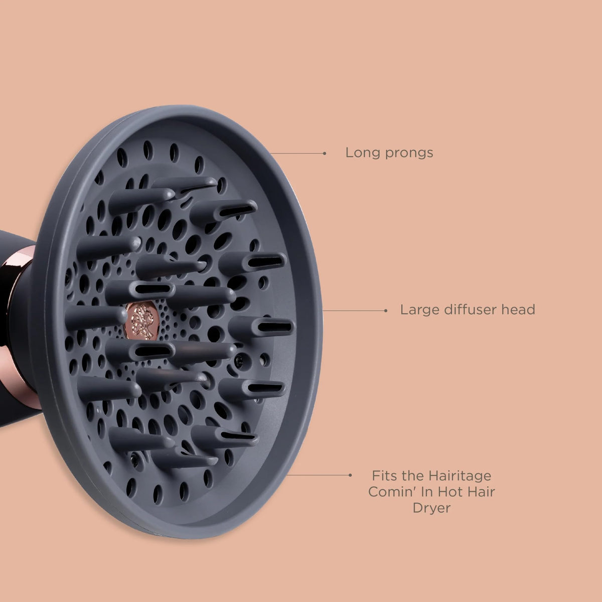 Ionic Hair Blow Dryer & Diffuser 1875 Watts 3 Heat Settings S521