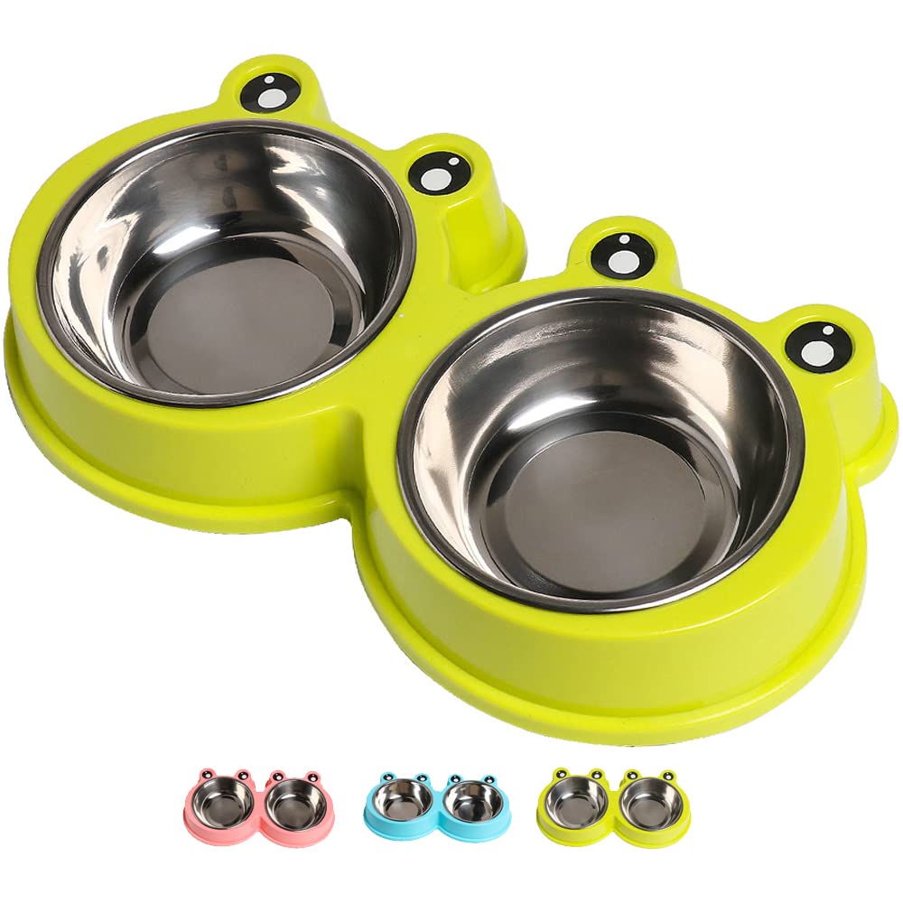 Stainless Steel Non-Slip Double Pet Feeder D362188