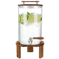 2.1 Gallon Glass Beverage Dispenser with Stand and Stainless Steel Spigot A584432