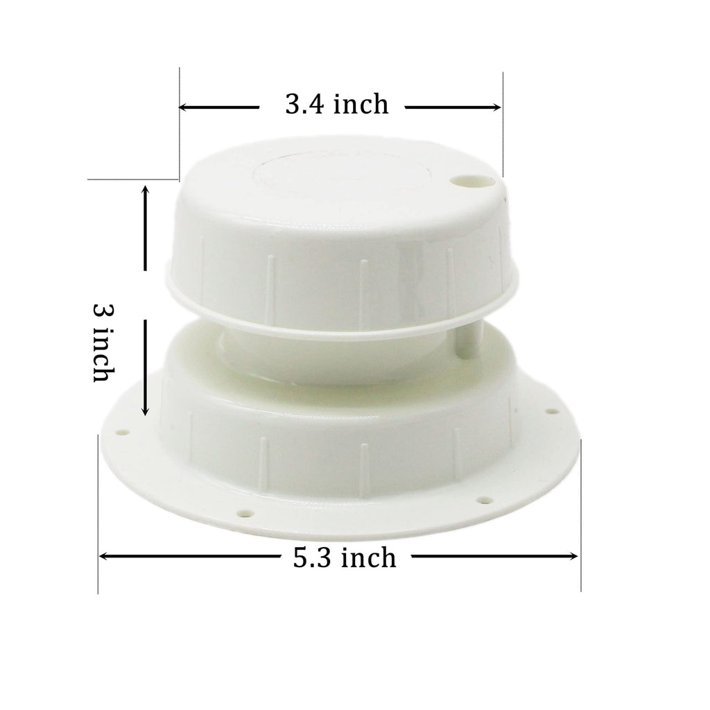 RV Plumbing Vent Cap White Plastic W80522