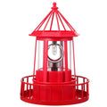 Solar Powered Rotating Lighthouse Garden Light Z313