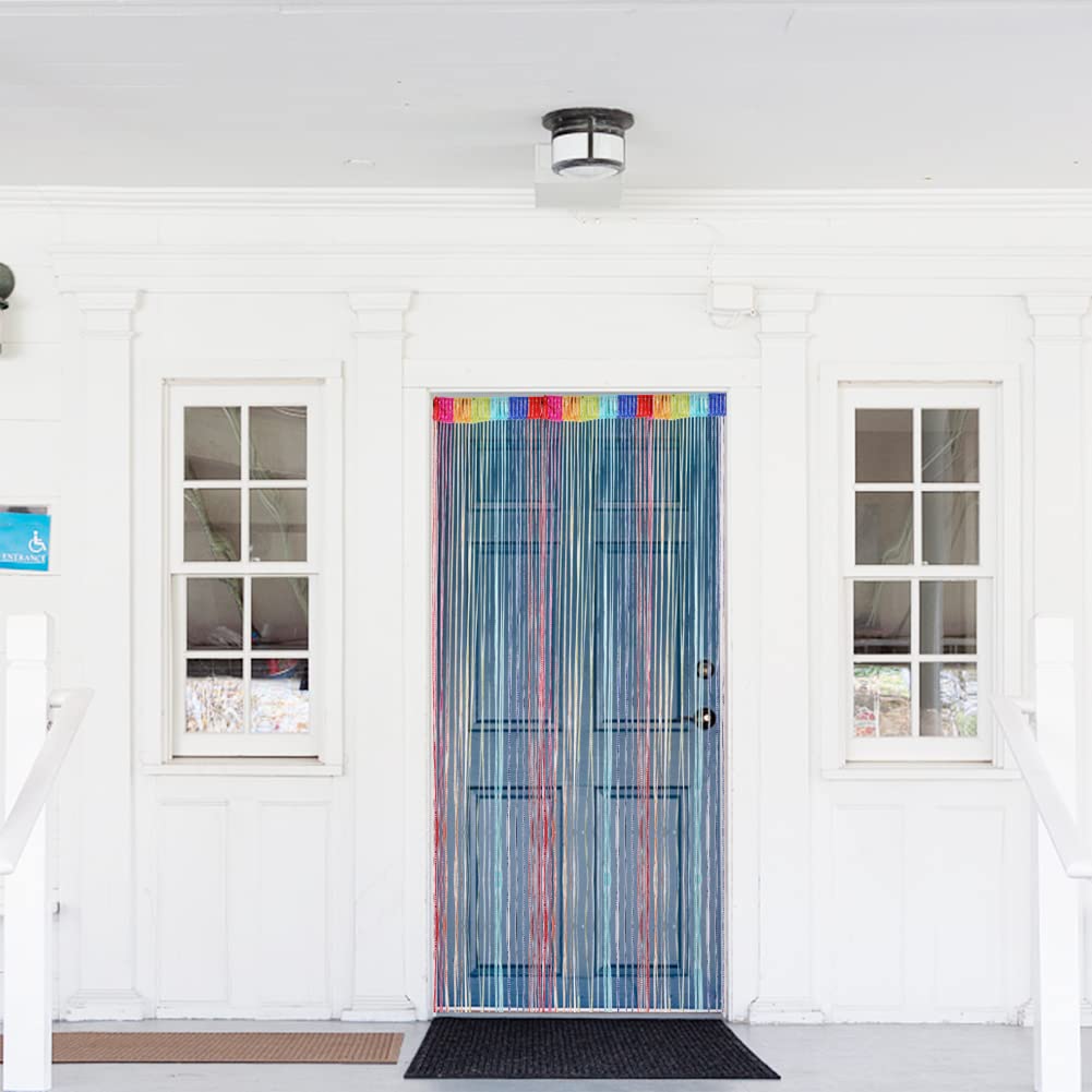 String Curtain Fringe Room Divider V463