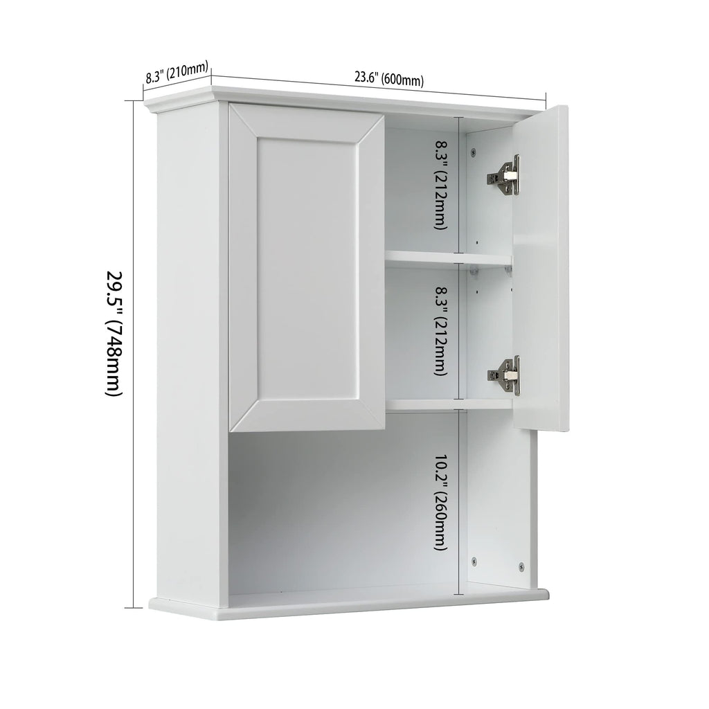 Bathroom Wall Medicine Cabinet with Soft-Close Hinges R82316