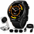 Black 45mm GPS Smartwatch O804