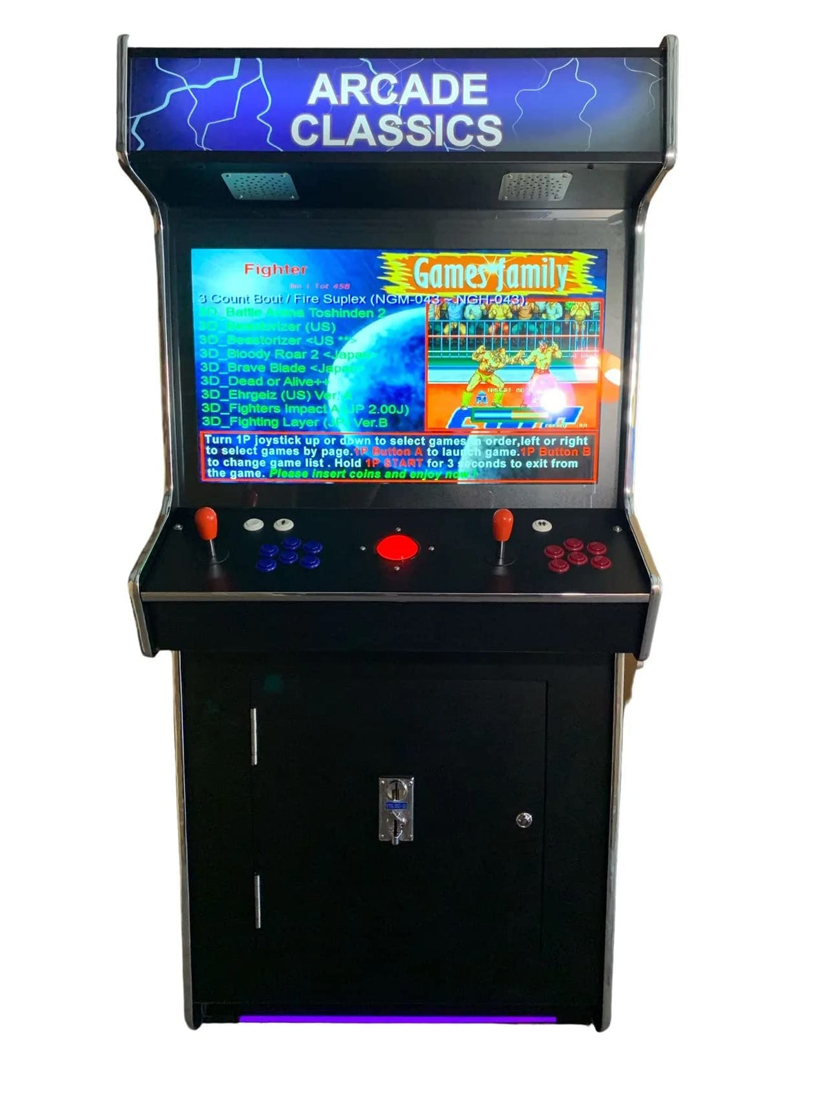 Full Size Upright 2 Player Arcade Machine with 2 Shooting Guns M22718