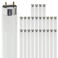 24 Inch T8 Fluorescent Tube Light Bulb 17W 3000K Soft White G13 Bi-Pin Base Pack of 25 P902603