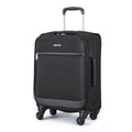 18" Medium Expandable Softside Suitcase with Spinner Wheels, Black T333