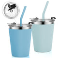 Stainless Steel Kids Cups with Lids, 12oz Spill Proof, 2 Pack M27724