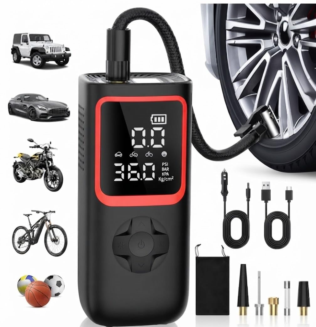 150PSI Portable Tire Inflator Air Pump U716