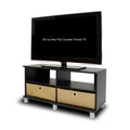 Espresso Brown Entertainment Center with 2 Bin Drawers C12422