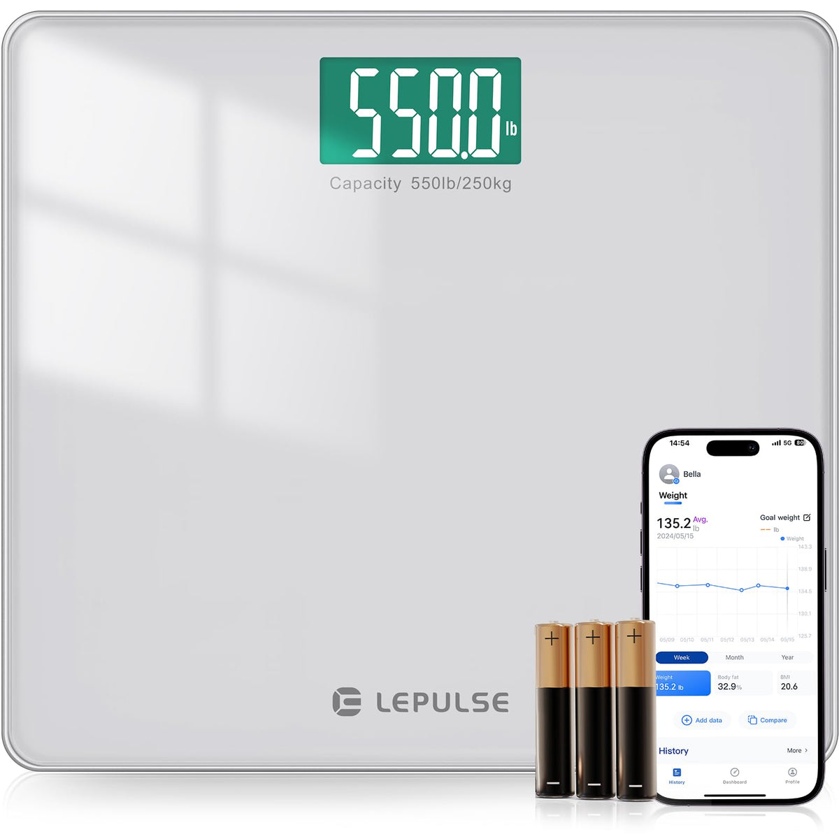 Digital Bathroom Scale Q8339