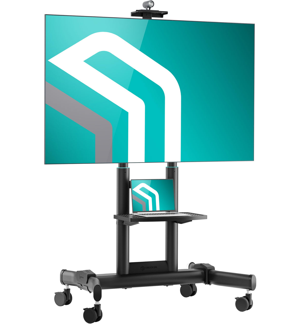 Black Mobile TV Stand 50-90 Inch O855258