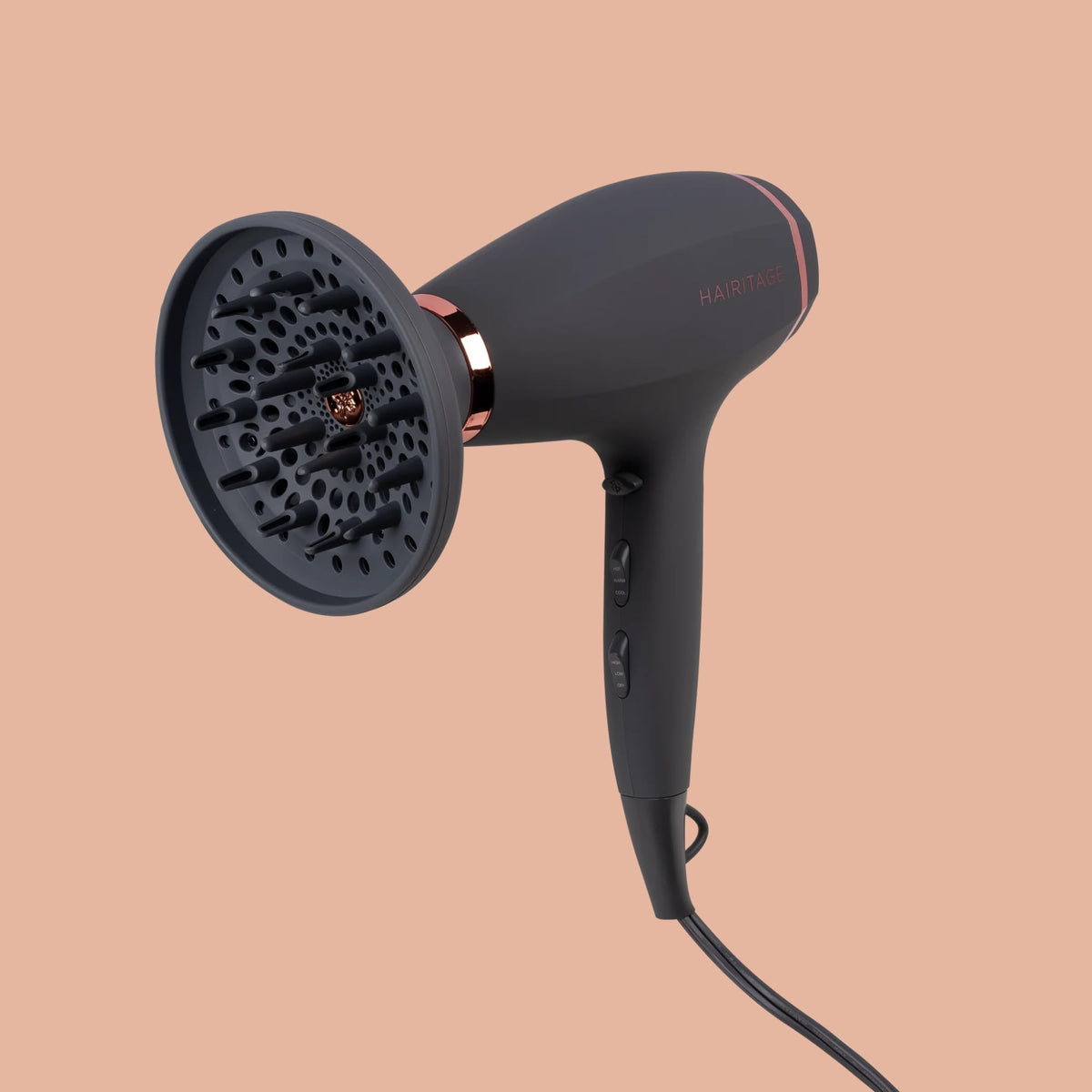 Ionic Hair Blow Dryer & Diffuser 1875 Watts 3 Heat Settings S521