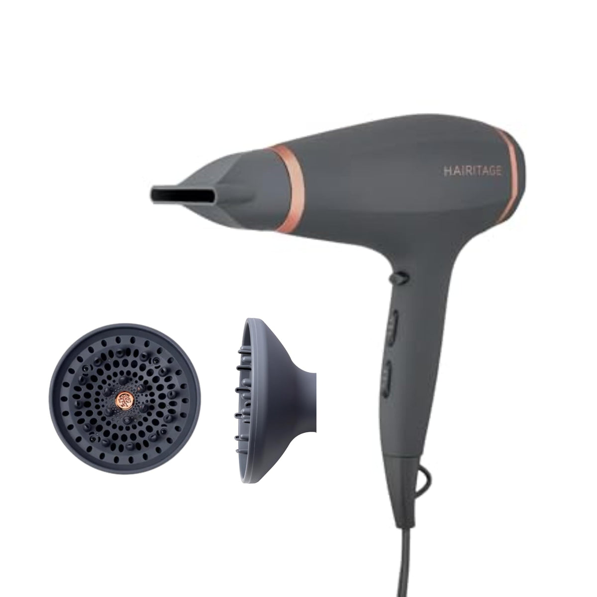 Ionic Hair Blow Dryer & Diffuser 1875 Watts 3 Heat Settings S521