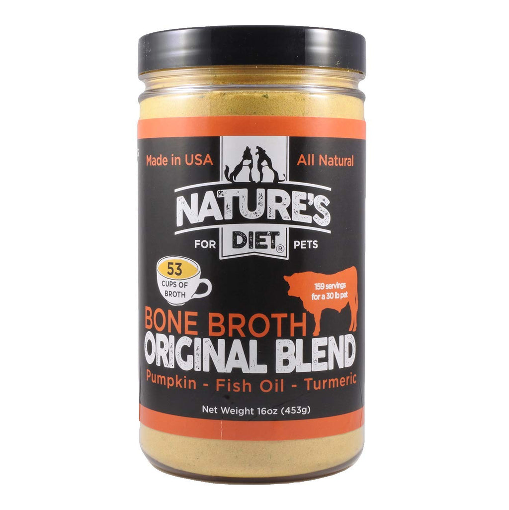 Beef Bone Broth Protein Powder with Pumpkin, Fish Oil and Turmeric 16 oz R7507