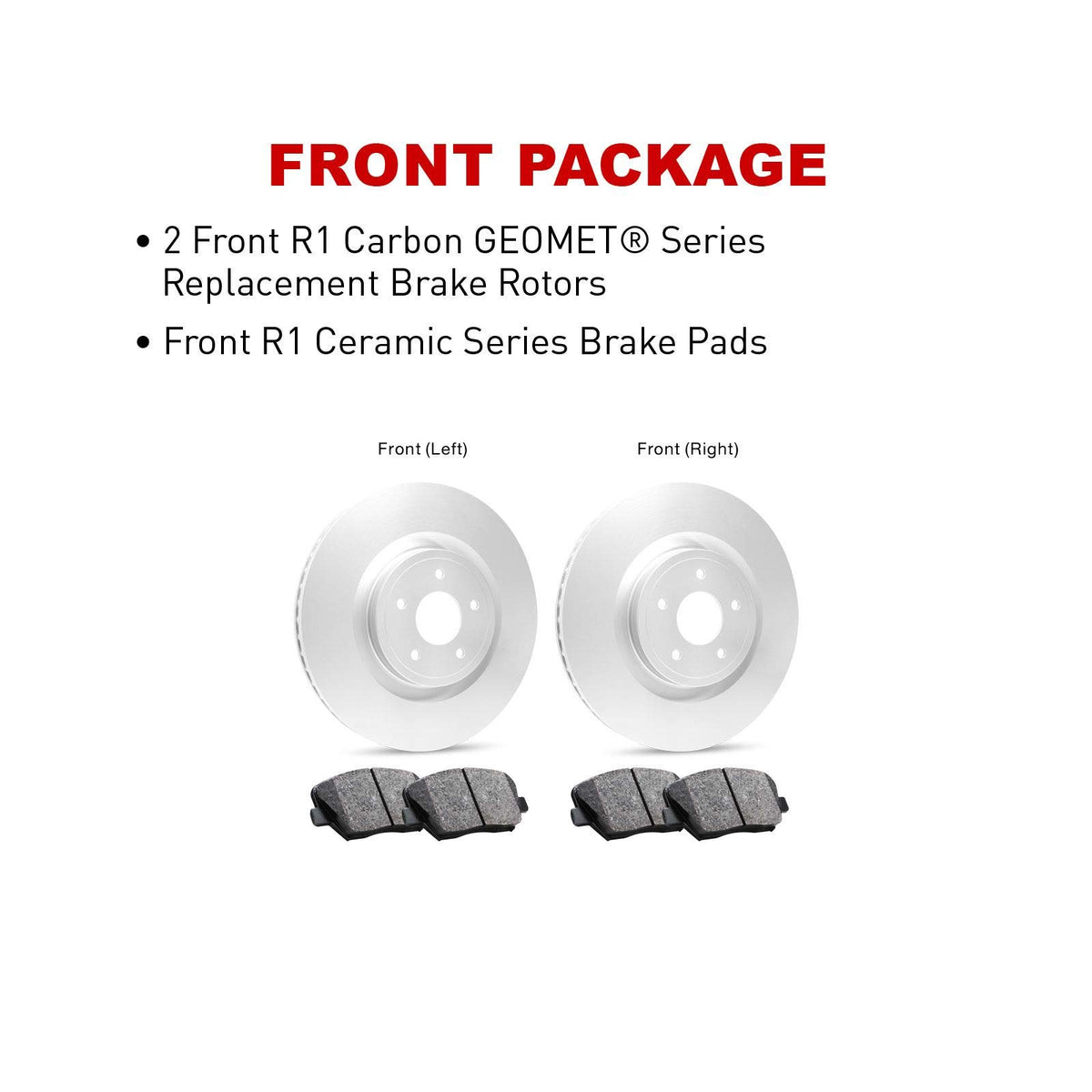 Front and Rear Brake Kit Z144